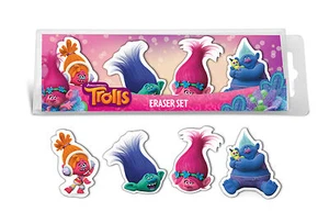8 x Trolls con licencia oficial borradores escuela goma fiesta rellenos bolsa - Imagen 1 de 1