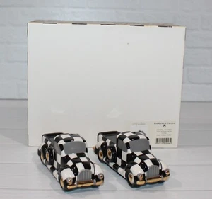 MacKenzie Childs Courtly Truck Salt & Pepper Shaker Set  NIB - Picture 1 of 8