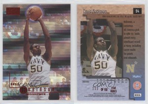 2013 Fleer Retro 1996-97 Skybox Premium Star Rubies /150 David Robinson #94 HOF