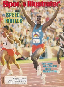 25. JUNI 1984 SPORT ILLUSTRIERTE CARL LEWIS LEICHTATHLETIK - Bild 1 von 1