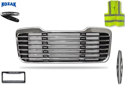 Rejilla delantera cromada A1714787001 para Freightliner M2 106 2003-2015 + accesorios Foto 1 de 4