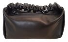 ALEXANDER WANG Scrunchie Small Bag Smooth Leather Zip Tote Black OS NEW RRP370