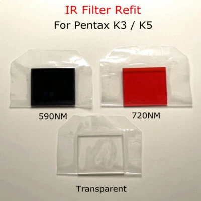 For Pentax K3 K5 K-3 K-5 CCD CMOS Image Sensor Infrared IR Filter Refit - Image 1 of 4