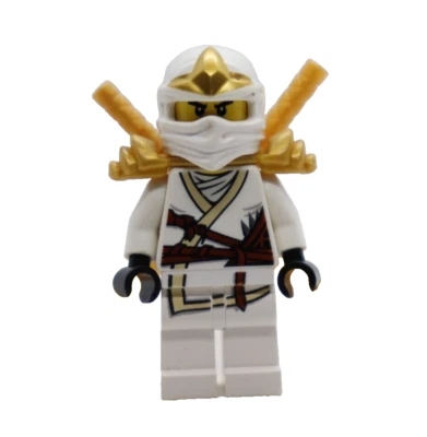 Zane ZX 30086 Ice White Ninja Ninjago LEGO® Minifigure Mini Figure - Image 1 of 4