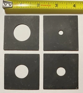 Lens Board Set For Enlarger or View Camera? Steel Matte Black Finish 2" Square - Picture 1 of 11