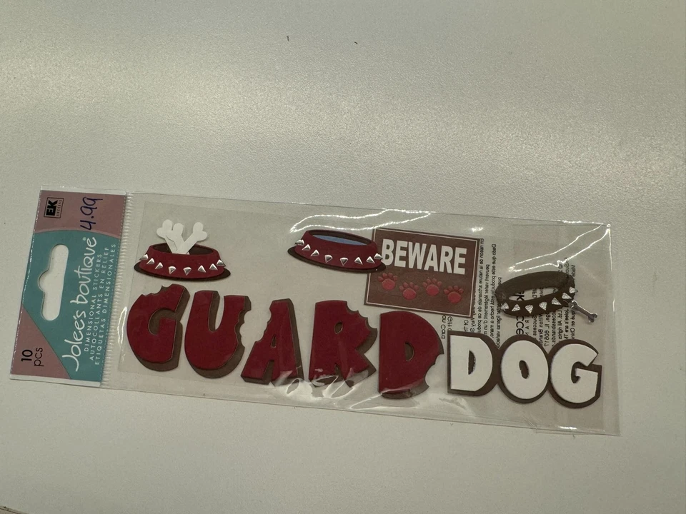 Jolee's boutique guard dog Dimensional Stickers New in Package - Image 1 of 1