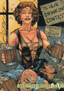 Brandon Peterson show signed Witchblade Top Cow 1996 card 66 Medieval Witchblade - Picture 1 of 2