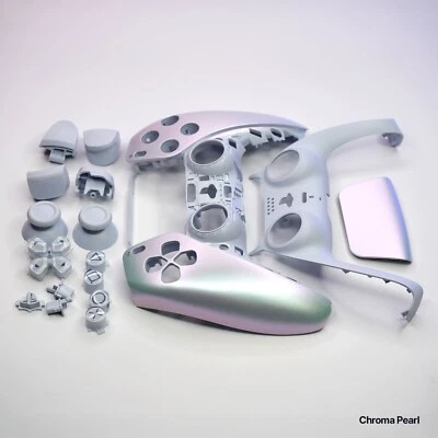Sony PS5 Controller Parts Shell Casing Touchpad Buttons Chroma Indigo Pearl Teal - Image 1 of 4