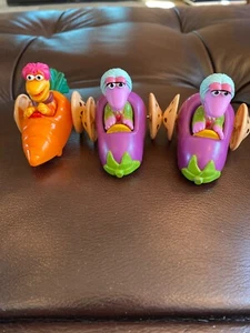 Vintage Fraggle Rock Gemüseautos Spielzeug * 1988 McDonalds Happy Meal Lot - Bild 1 von 11