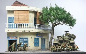 (Pre-Order) Mauthan Battle, Hue 1968 Vietnamkrieg Diorama 1:35 Pro Built Model #2 - Bild 1 von 12