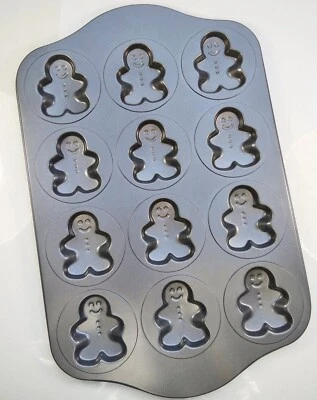 Backblech, Backform, Metallausführung, Weihnachtsmännchen, antihaftbeschichtet - Bild 1 von 2