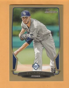 David Price Tampa Bay Rays 2013 Bowman Gold #49 Vanderbilt Commodores 8B - Imagen 1 de 2