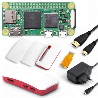 Raspberry Pi Zero 2 W Starter-Set | 5.1V 2.5A Netzteil | Gehäuse mit 3 Abdeck... - Bild 1 von 4