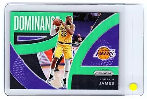 2021-22 Panini Prizm Dominance Green SP #6 LeBron James Los Angeles Lakers - Picture 1 of 2