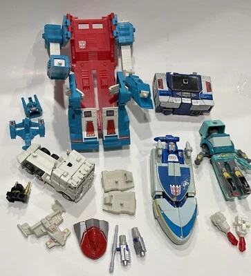 Lote De Colección GI Transformers Ultra Magnus Standard Scourge Kup y SoundWave Lote Foto 1 de 4