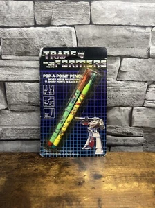 Juego de lápices Transformers G1 Megatron Pop-A-Point nuevo sellado 1985 mercancía - Imagen 1 de 11
