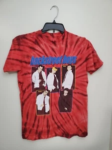 Backstreet Boys T-Shirt Red Tie Dye, Size S - Picture 1 of 8