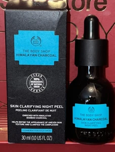 The Body Shop Himalayan Charcoal Clarifying Night Peel 30 mL/ 1.0 fl oz New - Picture 1 of 1
