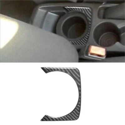 For Ford Fiesta 2011-15 Carbon Fiber Interior Center Foor Console Cover Trim — 第 1/4 张图片