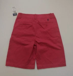 NWT Polo Ralph Lauren Boys Youth Chino Short SZ 12 Pale Red Kids - Picture 1 of 6
