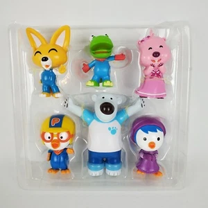 Pororo Friends Little Penguin Vinyl Figure Korean TV Eddy Crong Loopy Poby Petty - Picture 1 of 8
