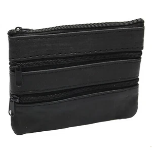 flevado large key case car keys unisex lots of storage space (black) - Picture 1 of 4