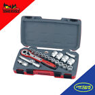 T1221-6 - Teng Tools - 21 Piece 1/2 Inch Drive Socket Set (6 Point Sockets)