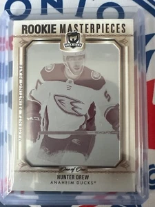 2022-23 the cup rookie masterpieces hunter drew magenta printing plate 1/1 - Picture 1 of 1