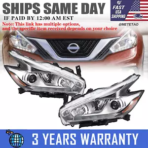 Driver Side Headlight For 2015-2018 Nissan Murano Full LED Headlamp Assembly - Picture 1 of 28