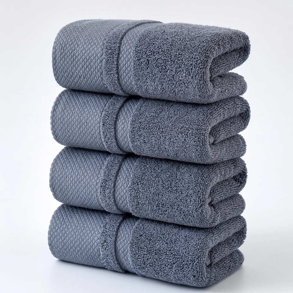 Juego de toallas de baño KOILIFE 4 piezas 100 % algodón 27x54 pulgadas Foto 1 de 4