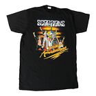 Vintage Scorpions Savage Amusement T-Shirt 1988-89 Tour Band Tee Single Stitch
