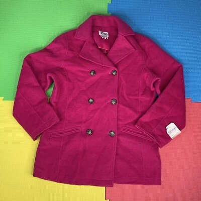 Chaqueta Blazer Rosa Lilly Pulitzer Niñas Talla 14 Mezcla de Lana Seis Botones NUEVA Foto 1 de 4