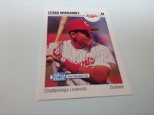 CESAR HERNANDEZ Chattanooga Lookouts 1992 SKYBOX Pre Rookie AA 