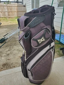 Datrek cart carry golf bag 14-way divider single shoulder strap - Picture 1 of 11