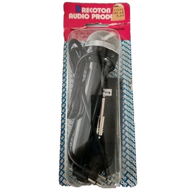De Colección De Lujo Cinta Grabadora Micrófono Recoton DM-150 500 OHM NUEVO EN CAJA Cantante Música Regalo Foto 1 de 4