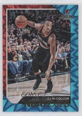 2018-19 Panini NBA Hoops Teal Explosion CJ McCollum #178 - Image 1 of 2