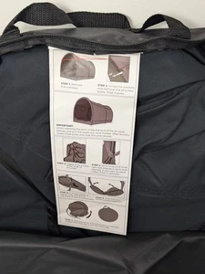 Queen Bett Zelt dunkelgrau Erwachsene Kinder Privacy Pod PrivatePod Baldachin - Bild 1 von 8