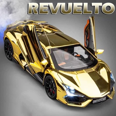 Modellino Lamborghini REVUELTO Auto da Collezione in Metallo con Porte Apribili - Immagine 1 di 4