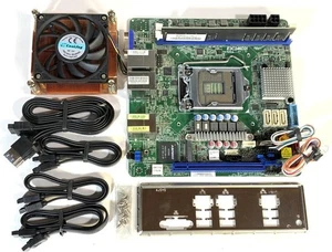 ASRock Rack E3C246D2I C246 LGA1151 DDR4 Mini-ITX Intel I/O Shield für Server - Bild 1 von 8