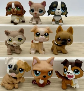 Littlest Pet Shop Toy Dog Lot 61 145 235 237 335 358 1012 1847 3587 Some Rare! - Picture 1 of 18