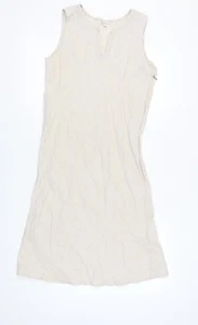 Etam Women's Ivory Sleeveless Dress Size 12 - Picture 1 of 12