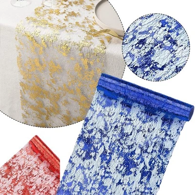 Luxurious Sequin Tablecloth with Shimmering Design for Wedding Celebration - Image 1 of 4