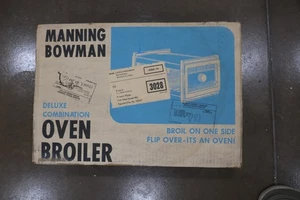 BRAND NEW OLD STOCK - Vintage Manning Bowman Broiler Ofen Modell: 405008 - Bild 1 von 16