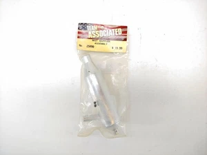 TEAM ASSOCIATED SILVER ALUMINIUM MGT MUFFLER ASSEMBLY - New in Package 25090 - Picture 1 of 7