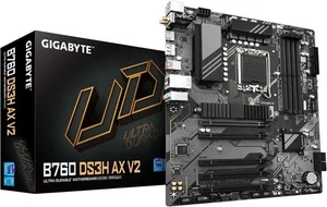 GIGABYTE B760 DS3H AX (rev. 1.x) LGA 1700 Intel B760 ATX Mainboard, DDR5, 2* M - Bild 1 von 4