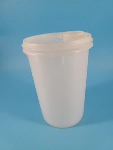 Vintage Tupperware Handolier Pitcher Container 321-1 Sheer White - Picture 1 of 4