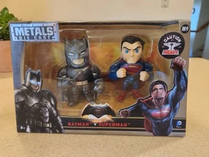 Jada Metals Die Cast Marvel 4" Movie Figure Collection Batman v Superman 2 Pack - Picture 1 of 7