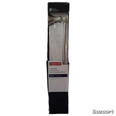 Delta 76418-SS Ashlyn 18 pulgadas montaje en pared toallero brillante acero inoxidable NUEVO Foto 1 de 3