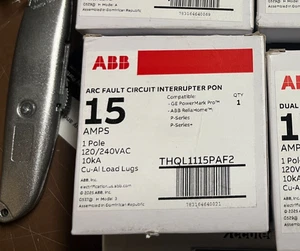 NEU ABB THQL1115PAF2 15A AUFSTECKBARER AFCI-Schutzschalter - Bild 1 von 1