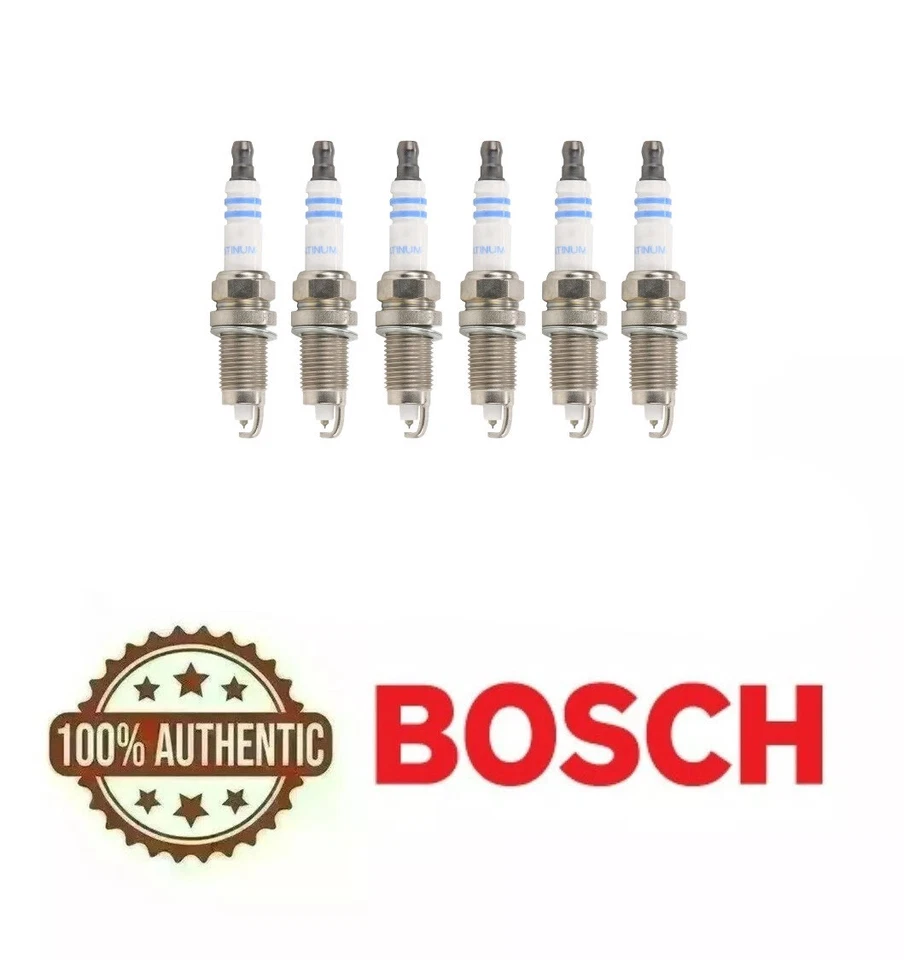 6 Spark Plugs Bosch Platinum For 1993-2004 JEEP GRAND CHEROKEE L6-4.0L - Image 1 of 1